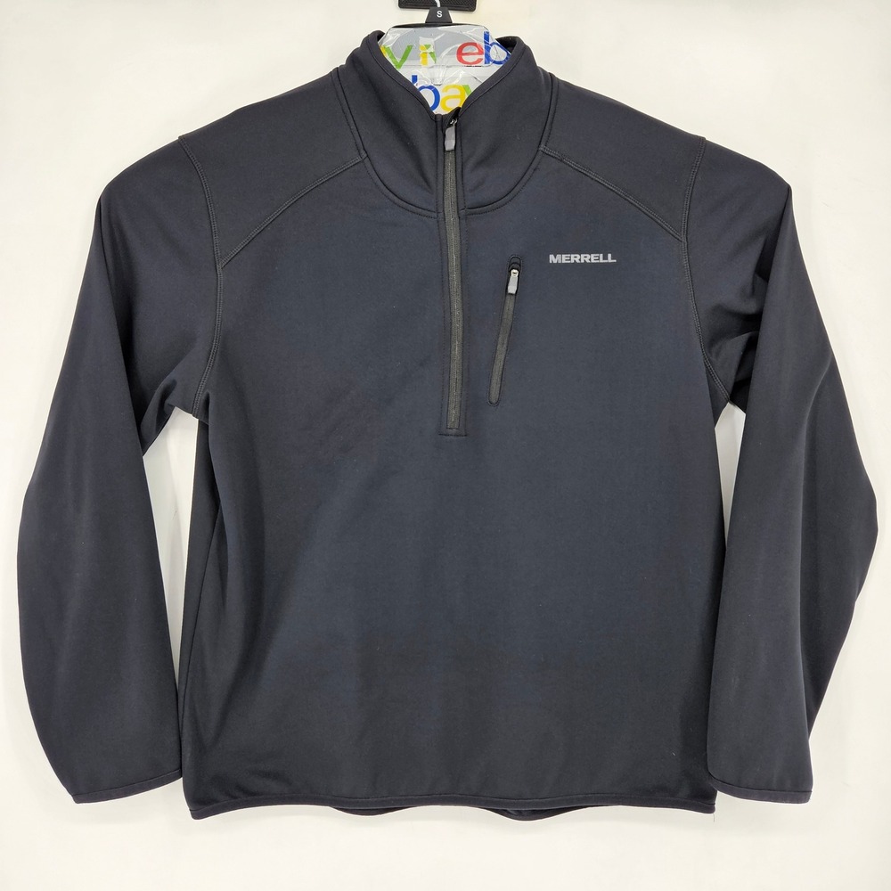 Merrell Jacket Mens Extra Large Long Sleeve Full Zip Outdoors Hiking Black